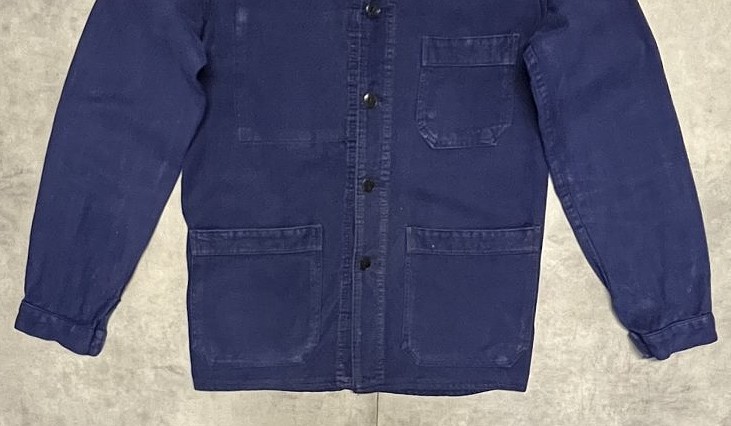 画像: 60'S KONECO フレンチワーク カバーオール ブルー フランス製 (VINTAGE)