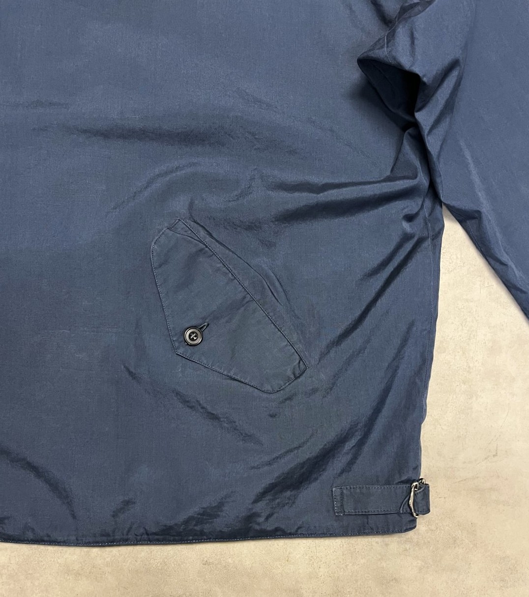 画像6: 40'S THE ATHLETIC STORES ハリントンジャケット AEROコの字留めジップ ダークブルー (VINTAGE)