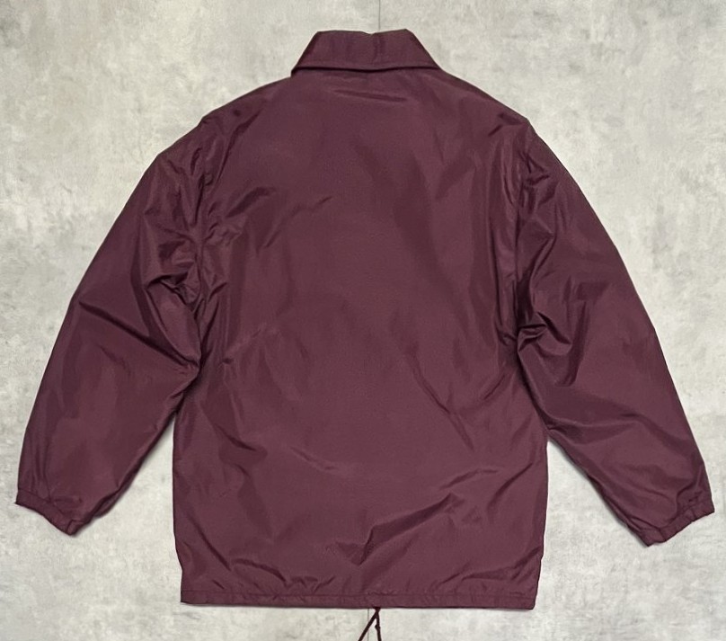 画像4: 80'S LL Bean チンスト付き ナイロン コーチジャケット バーガンディ USA製 (VINTAGE)