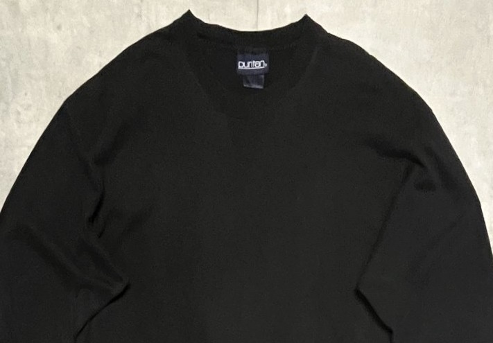 画像: 90'S PURITAN 長袖 Tシャツ ブラック (VINTAGE)