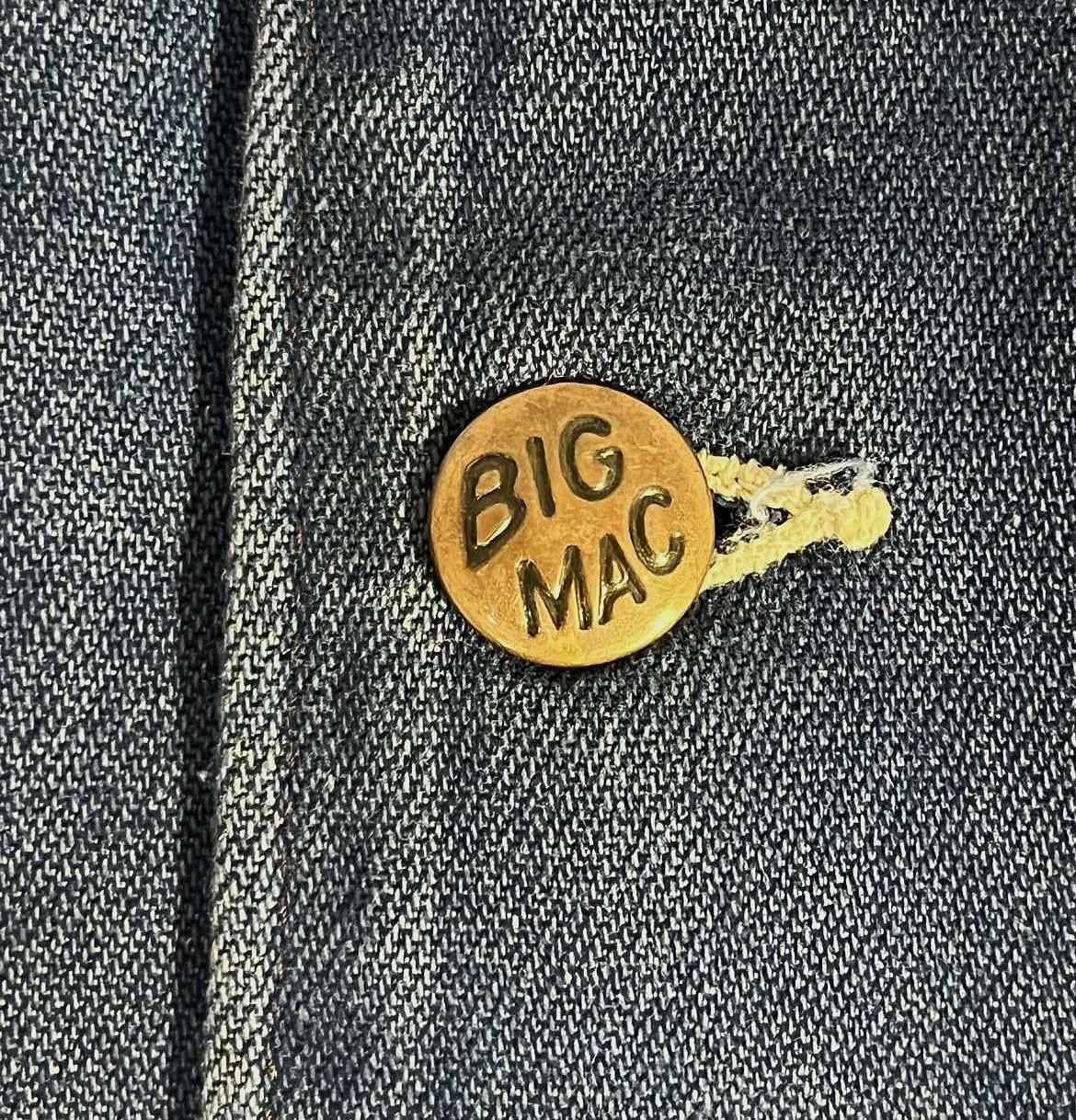 画像: 80'S BIG MAC 裏地ブランケット デニム カバーオール インディゴ USA製 (VINTAGE)