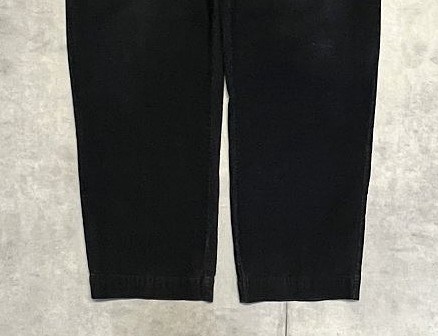 画像: 90'S RALPH LAUREN ノープリーツ コーデュロイパンツ ブラック W34L30 (VINTAGE)