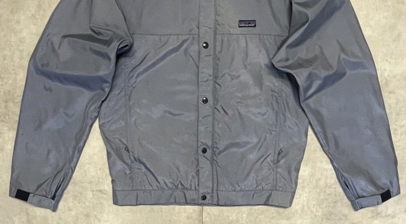 画像: 80'S PATAGONIA 旧タグ フード付き スナップボタン ナイロンジャケット グレー (VINTAGE)