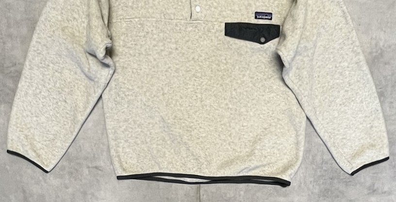 画像: 90'S PATAGONIA "SYNCHILLA SNAP-T" プルオーバー フリースジャケット オートミール メキシコ製 (VINTAGE)
