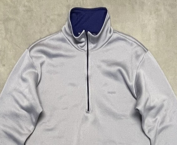 画像: 90'S PATAGONIA "CAPILENE" ハーフジップ プルオーバーシャツ グレー USA製 (VINTAGE)