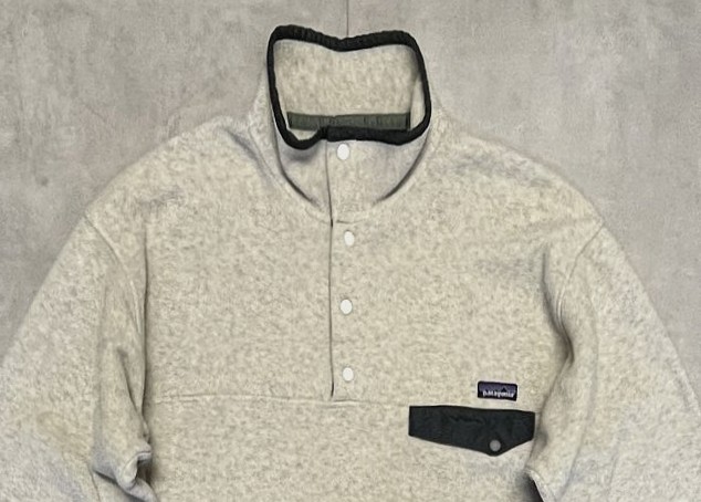 画像: 90'S PATAGONIA "SYNCHILLA SNAP-T" プルオーバー フリースジャケット オートミール メキシコ製 (VINTAGE)