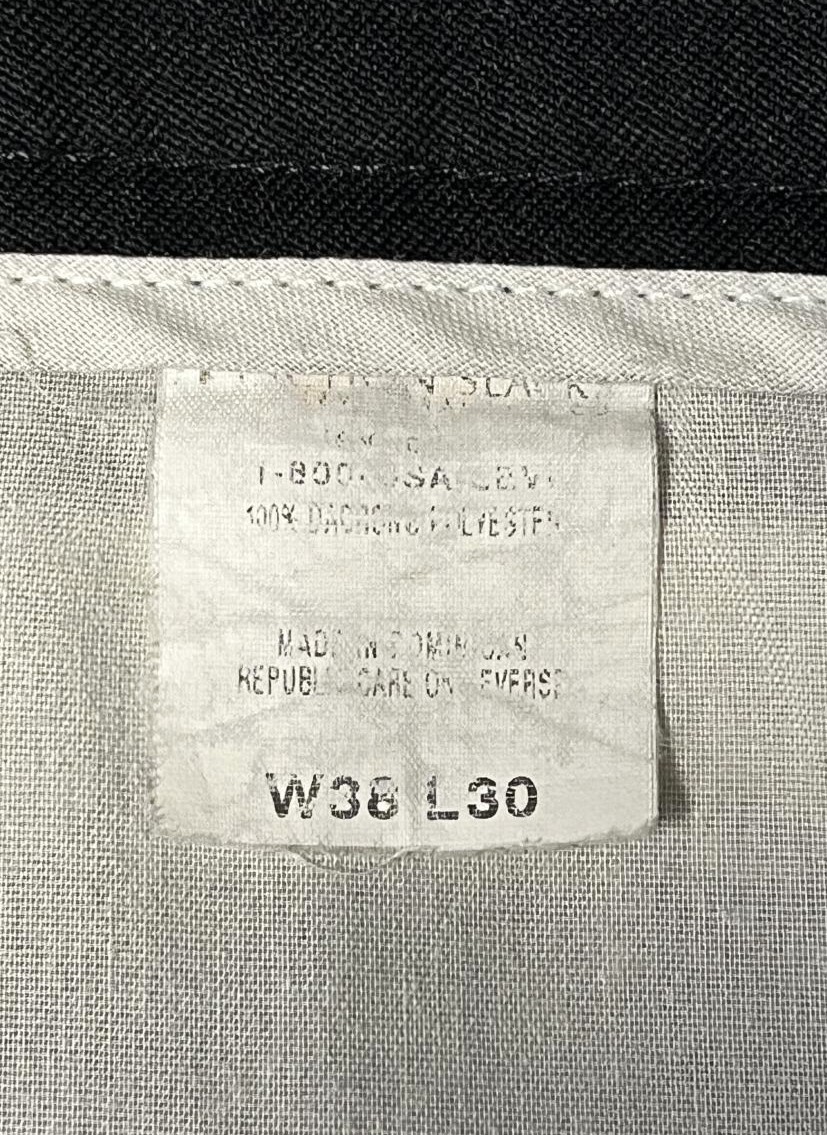 画像3: 00'S LEVIS "ACTION SLACKS" スラックス ブラック W36L30 (VINTAGE)