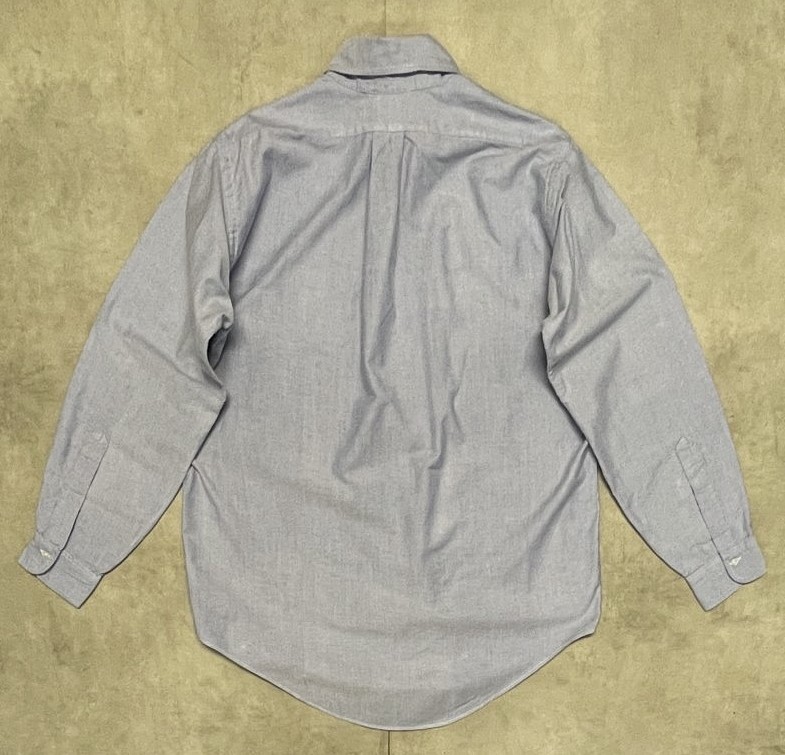 画像3: 80'S BROOKS BROTHERS "MAKERS" オックスフォード BDシャツ ブルー USA製 (VINTAGE)