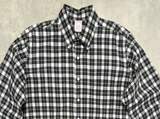 画像: 90'S BROOKS BROTHERS ポプリン BDシャツ タータンチェック USA製 (VINTAGE)