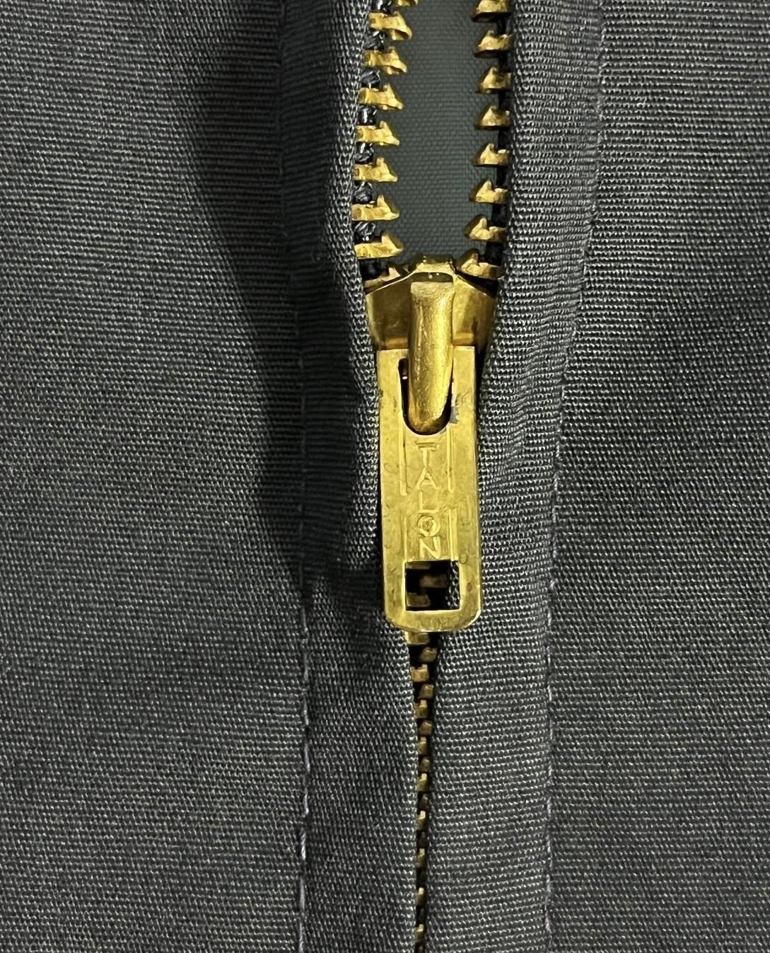 画像3: 70'S SEARS "SPORTSWEAR" チンスト付き スタンドカラー ドリズラージャケット ダークネイビー (VINTAGE)