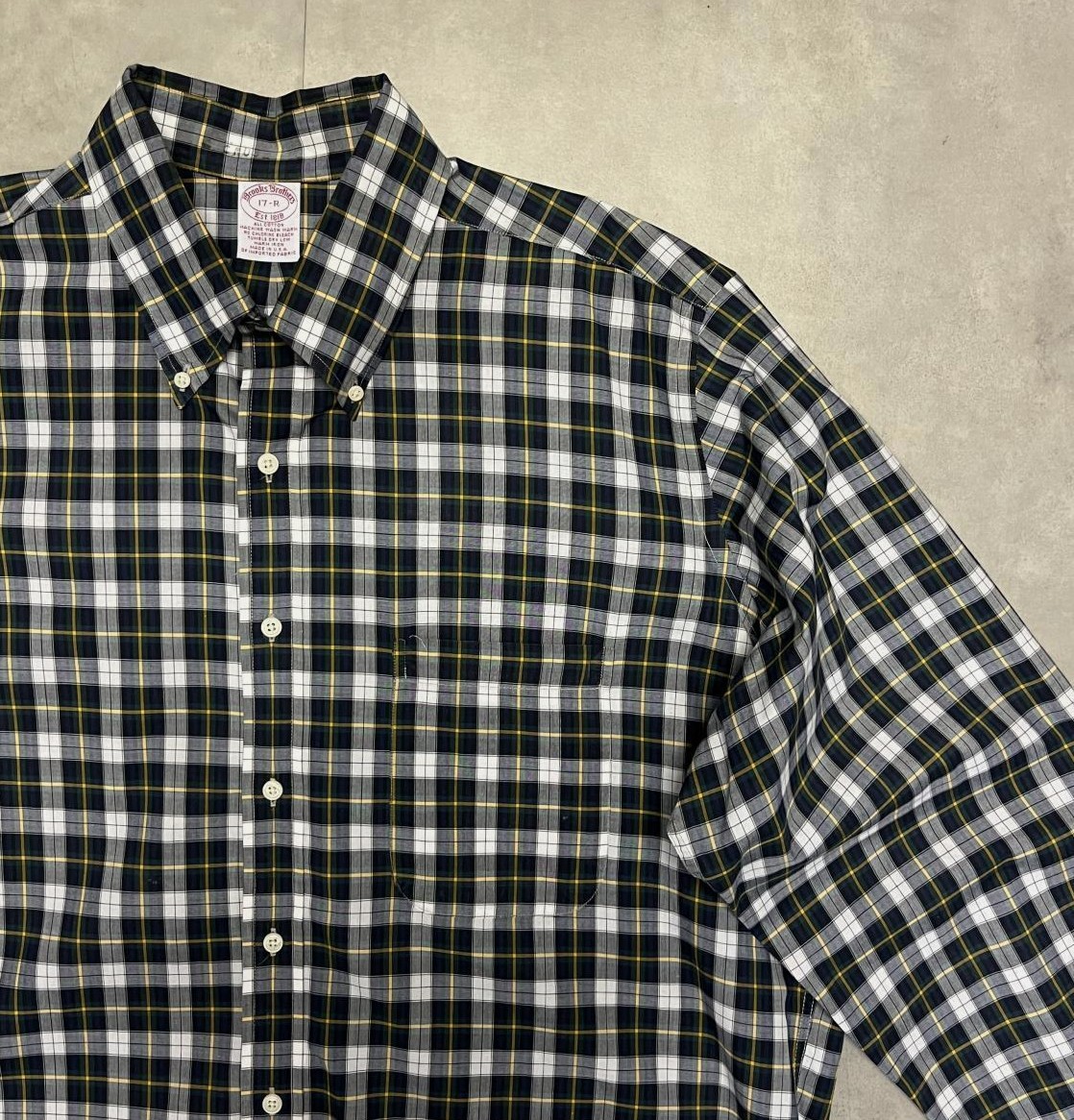 画像: 90'S BROOKS BROTHERS ポプリン BDシャツ タータンチェック USA製 (VINTAGE)