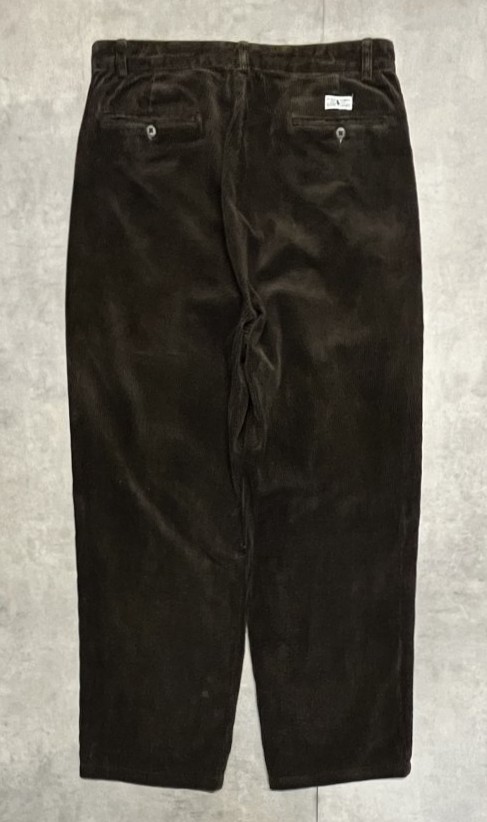 画像3: 90'S RALPH LAUREN "ANDREW PANT" ツープリーツ 太畝 コーデュロイパンツ ダークブラウン (VINTAGE)