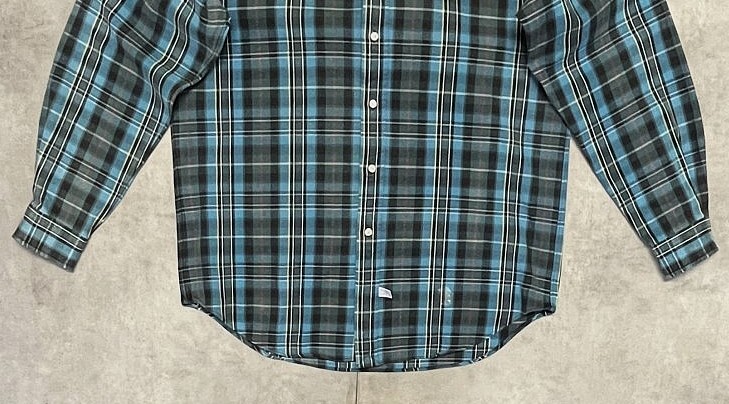 画像: 90'S RALPH LAUREN ヘビーフランネル BDシャツ チェック柄 (VINTAGE)