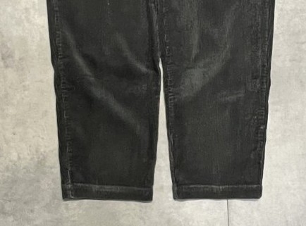 画像: 90'S RALPH LAUREN "ANDREW PANT" ツープリーツ 太畝 コーデュロイパンツ チャコール (VINTAGE)