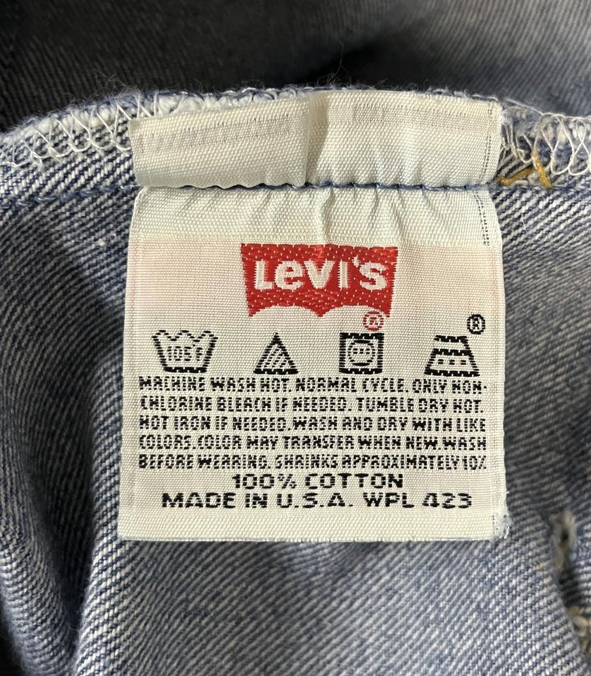 画像2: 90'S LEVIS 501 デニム インディゴ W36L31 USA製 (VINTAGE)