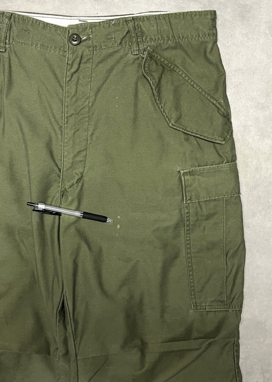 画像6: 60'S アメリカ軍 US ARMY "アルミジップ" M-65 フィールドパンツ M-R (VINTAGE)