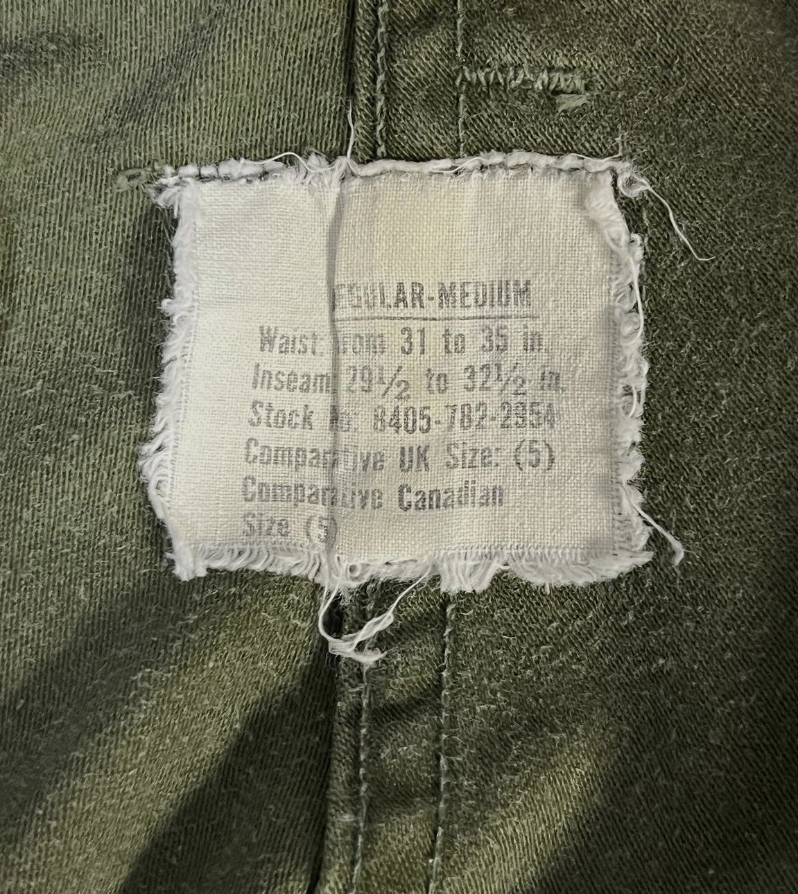 画像2: 60'S アメリカ軍 US ARMY "アルミジップ" M-65 フィールドパンツ M-R (VINTAGE)