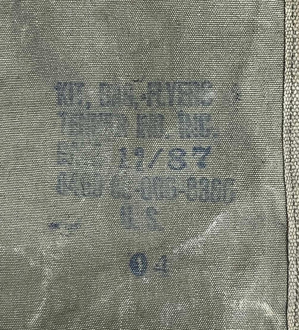 画像2: 80'S アメリカ軍 USAF コットンキャンバス フライヤーズキットバッグ オリーブ (VINTAGE)