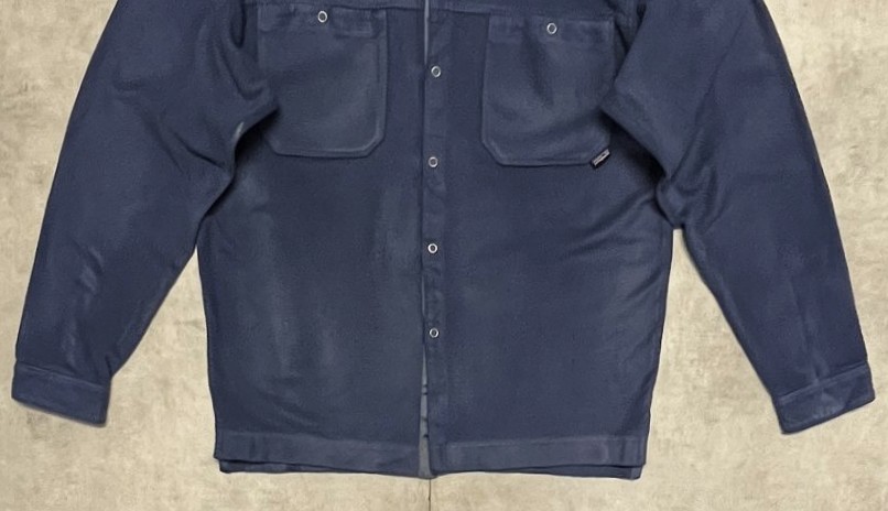 画像: 00'S PATAGONIA "SYNCHILLA" ドットスナップボタン フリースシャツ ブルー (VINTAGE)