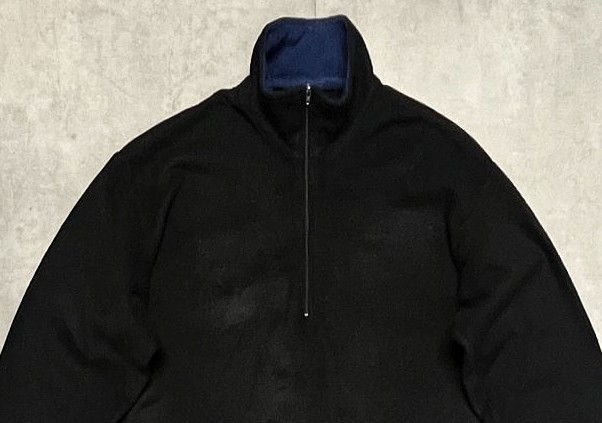 画像: 90'S PATAGONIA "CAPILENE" ハーフジップ プルオーバーシャツ ブラック USA製 (VINTAGE)