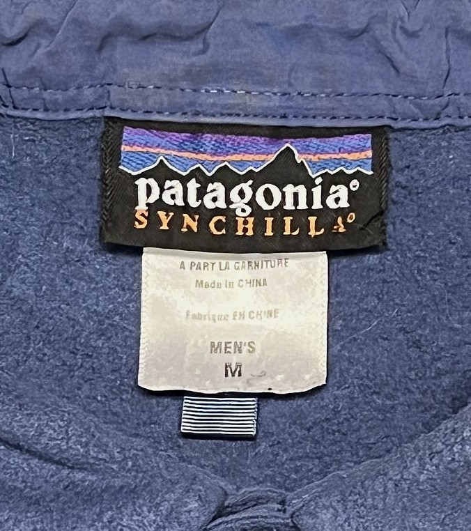 画像2: 00'S PATAGONIA "SYNCHILLA" ドットスナップボタン フリースシャツ ブルー (VINTAGE)