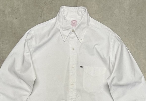 画像: 90'S BROOKS BROTHERS "MAKERS" オックスフォード BDシャツ ホワイト USA製 (VINTAGE)