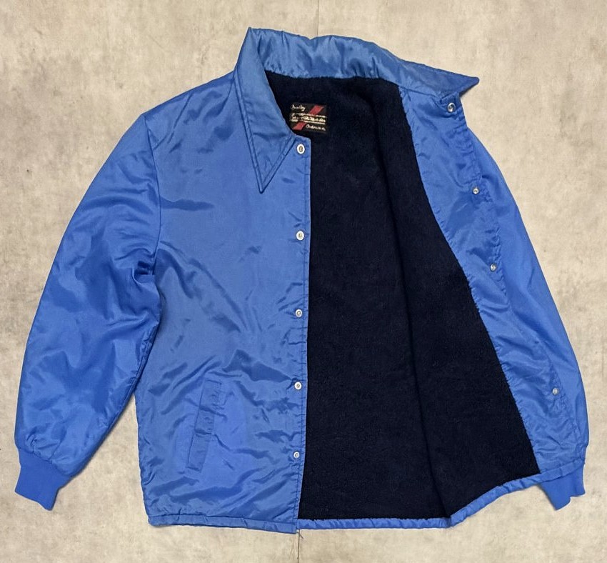 画像3: 70'S SEARS 裏地ボア付き コーチジャケット ライトブルー (VINTAGE)