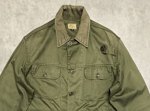 画像: 60'S LL Bean "筆記体タグ" ワーデンジャケット オリーブ USA製 (VINTAGE)