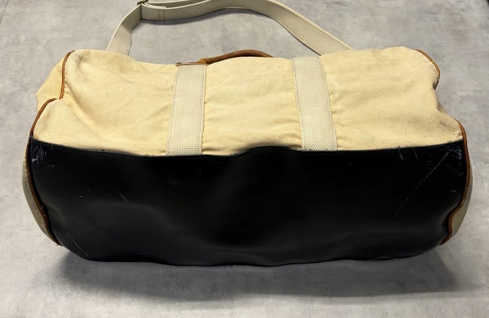 画像9: 80'S LL Bean ギザタグ キャンバス/レザー ダッフルバッグ タン USA製 (VINTAGE)