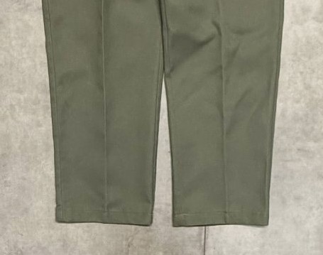 画像: 80'S LL Bean "DICKIES製" ワークパンツ オリーブ W36L31 USA製 (VINTAGE)