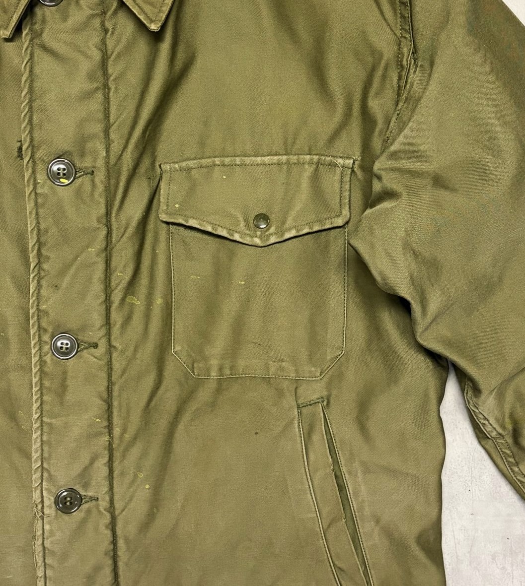 画像3: 60'S アメリカ軍 US NAVY "A-2" 初期モデル 三角フラップ デッキジャケット (VINTAGE)