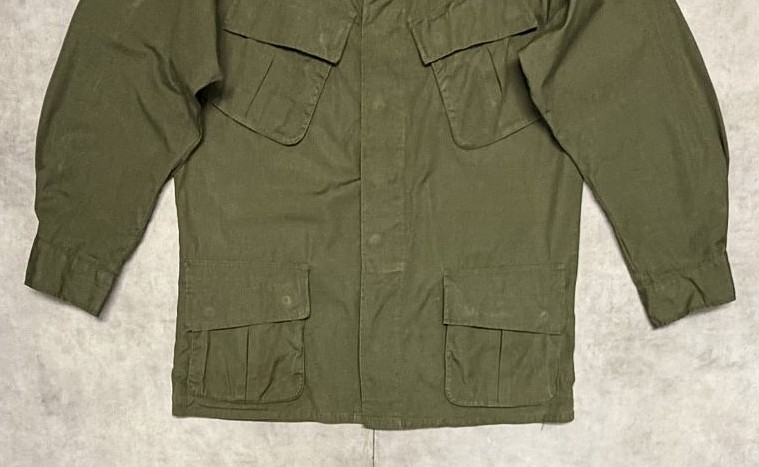 画像: 70'S アメリカ軍 US ARMY "JUNGLE FATIGUE" リップストップ ファティーグジャケット (VINTAGE)