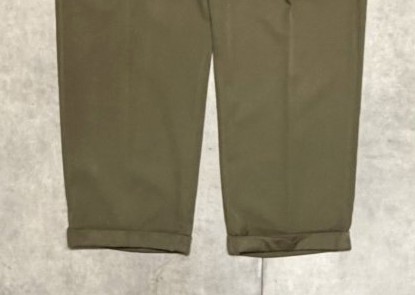 画像: 80'S BROOKS BROTHERS ツータック ウールパンツ カーキ USA製 (VINTAGE)