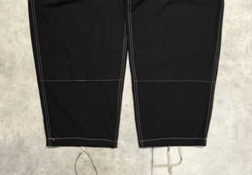 画像: ODDMENT "BIG CARGO PANTS"  カスタム カーゴパンツ 後染めブラック (REMAKE)