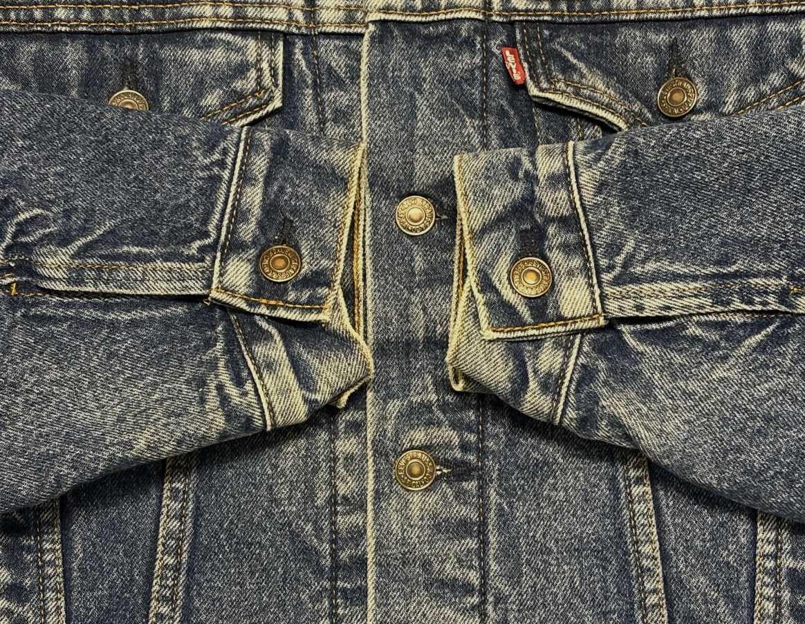 画像: 80'S LEVIS "71506" スモールe 4thモデル 裏地ブランケット デニムジャケット インディゴ 46L USA製 (VINTAGE)