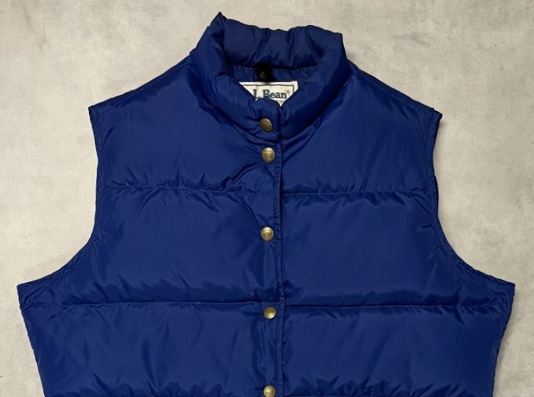 画像: 80'S LL Bean グースダウン ダウンベスト ネイビー USA製 (VINTAGE)