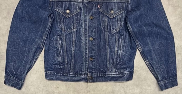 画像: 80'S LEVIS "70506" スモールe 4thモデル デニムジャケット インディゴ 42 USA製 (VINTAGE)