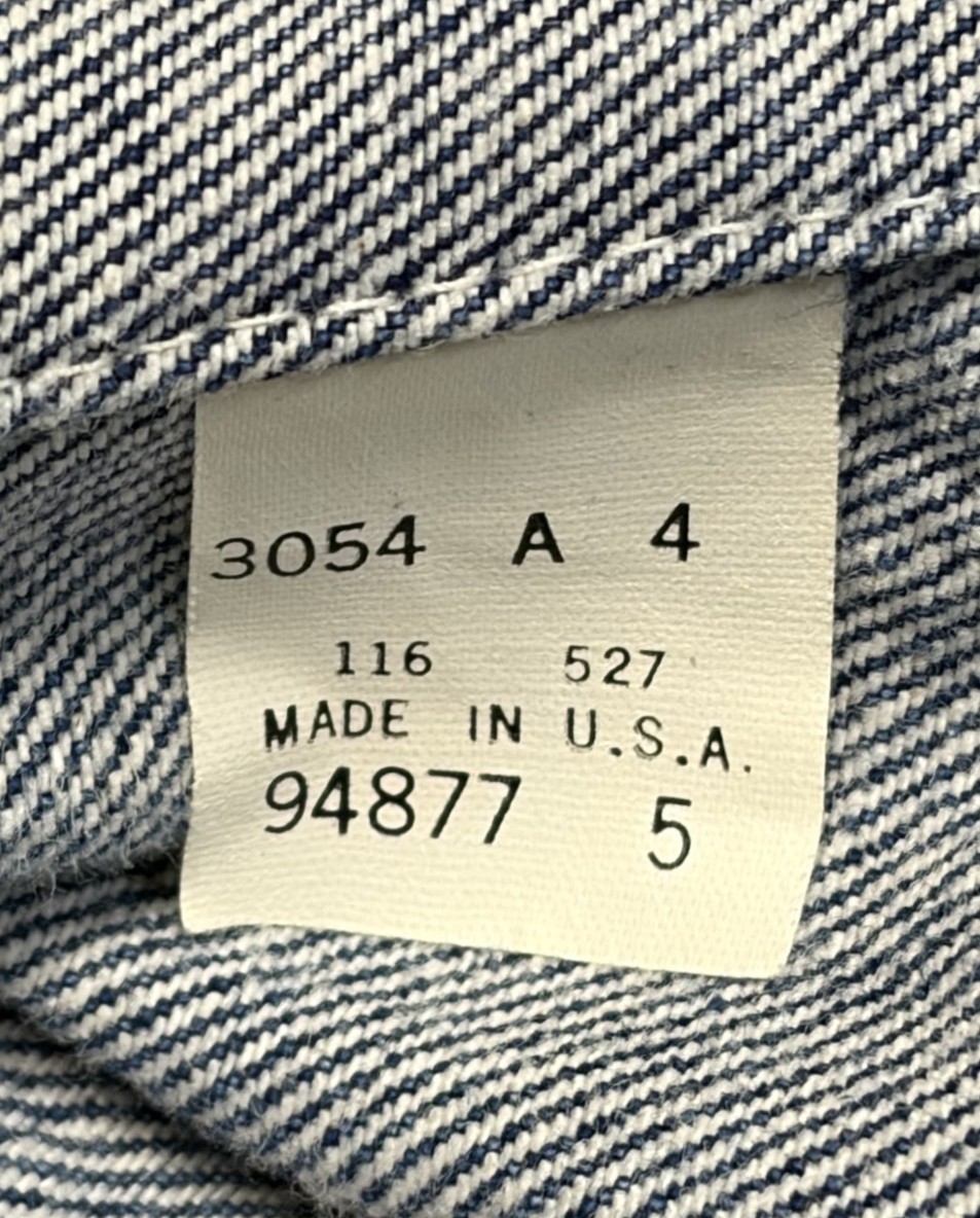 画像4: 80'S LEVIS "70506" スモールe 4thモデル デニムジャケット インディゴ 42 USA製 (VINTAGE)