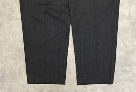 画像: 90'S GAP "PREMIUM" ツータック ウィップコードパンツ チャコール (VINTAGE)