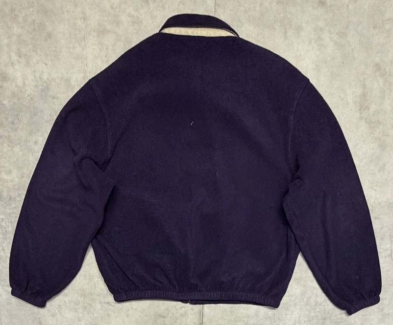 画像6: 80'S RALPH LAUREN 三角タグ チンスト付き フリース ドリズラージャケット ネイビー USA製 (VINTAGE)