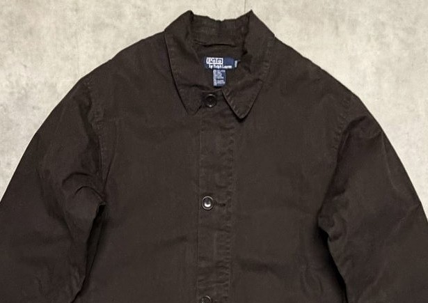 画像: 90'S RALPH LAUREN 裏地付き デッキジャケット ダークブラウン (VINTAGE)