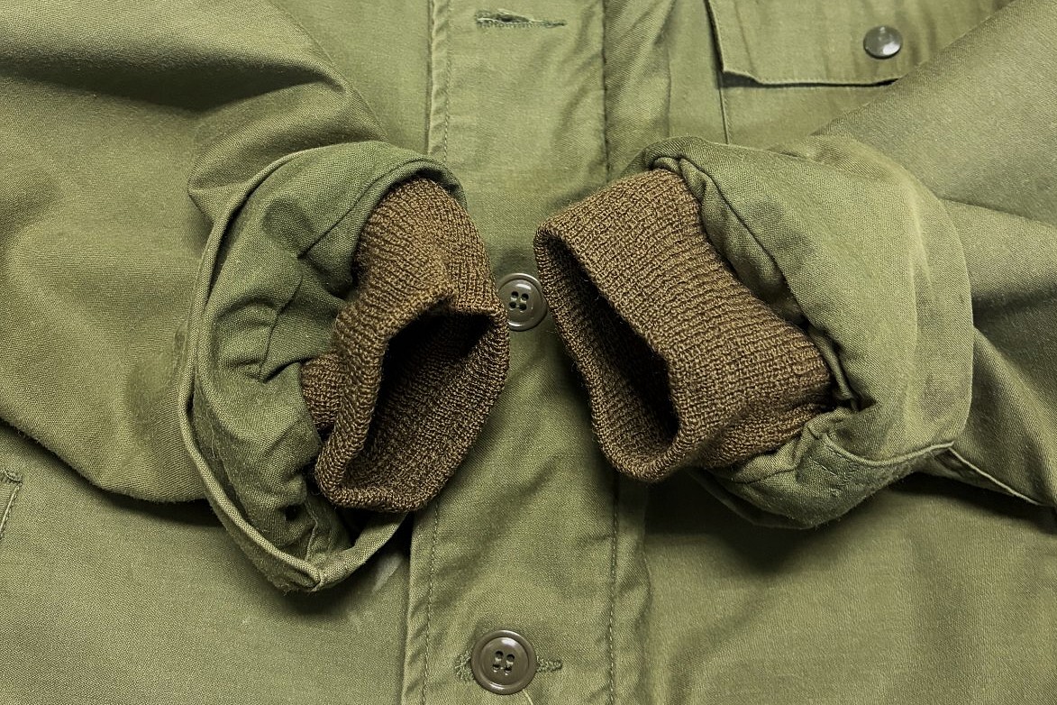 画像: 80'S アメリカ軍 US NAVY "A-2" デッキジャケット ミリタリーグリーン (VINTAGE)